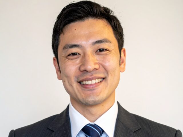 笑顔が爽やかな男性