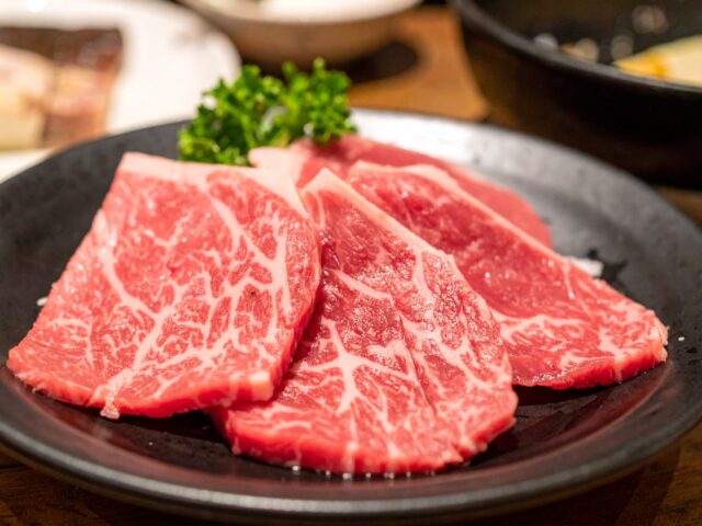 ほどよい脂の牛焼肉